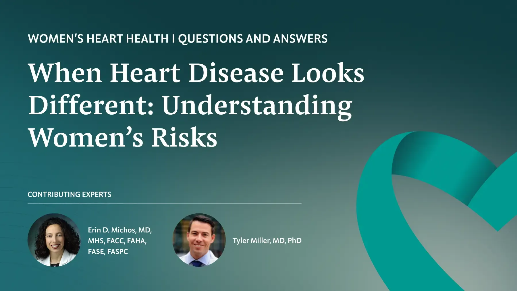 When Heart Disease Looks Different: Understanding Women’s Risks
